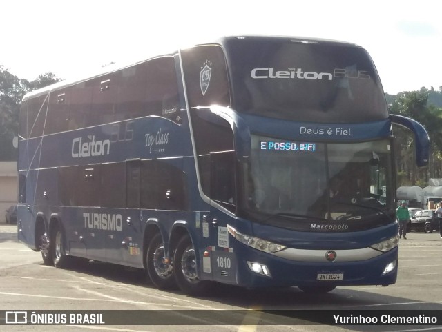 Cleiton Bus Executive 1810 na cidade de Juiz de Fora, Minas Gerais, Brasil, por Yurinhoo Clementino. ID da foto: 10595397.