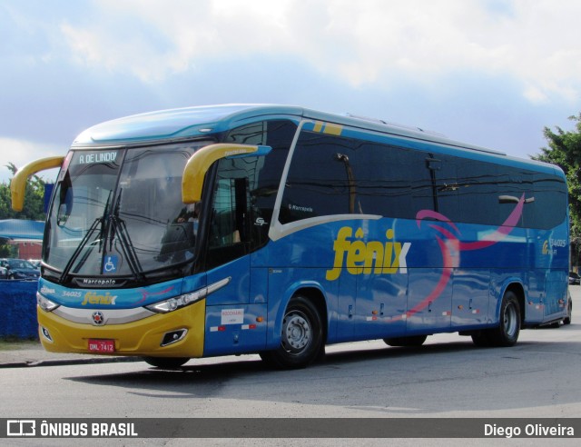 Rápido Expresso Fênix Viação 34025 na cidade de São Paulo, São Paulo, Brasil, por Diego Oliveira. Número da foto: #10597301.