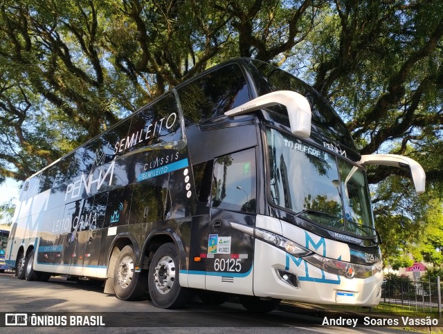 Empresa de Ônibus Nossa Senhora da Penha 60125 na cidade de Curitiba, Paraná, Brasil, por Andrey  Soares Vassão. ID da foto: 10597425.