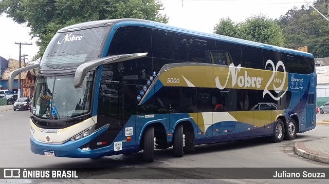 Nobre Transporte Turismo 5000 na cidade de Campos do Jordão, São Paulo, Brasil, por Juliano Souza. ID da foto: 10597029.