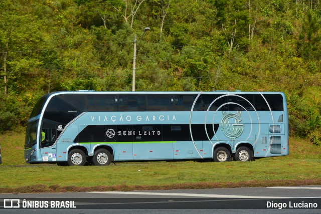 Viação Garcia 89005 na cidade de Joinville, Santa Catarina, Brasil, por Diogo Luciano. ID da foto: 10596982.