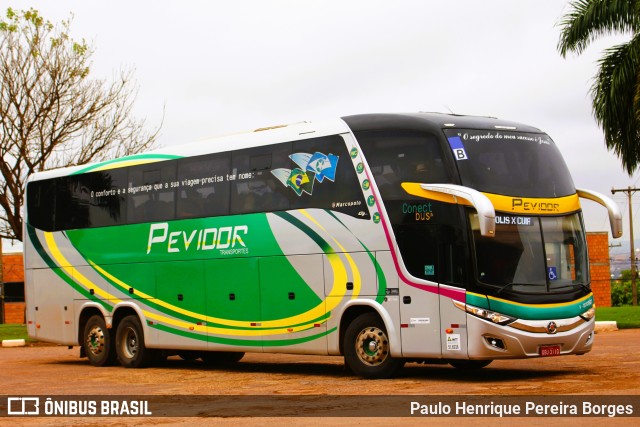 Pevidor Transportes P-20101527 na cidade de Rondonópolis, Mato Grosso, Brasil, por Paulo Henrique Pereira Borges. ID da foto: 10596809.