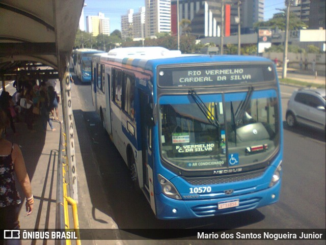 Concessionária Salvador Norte - CSN Transportes 10570 na cidade de Salvador, Bahia, Brasil, por Mario dos Santos Nogueira Junior. ID da foto: 10595998.