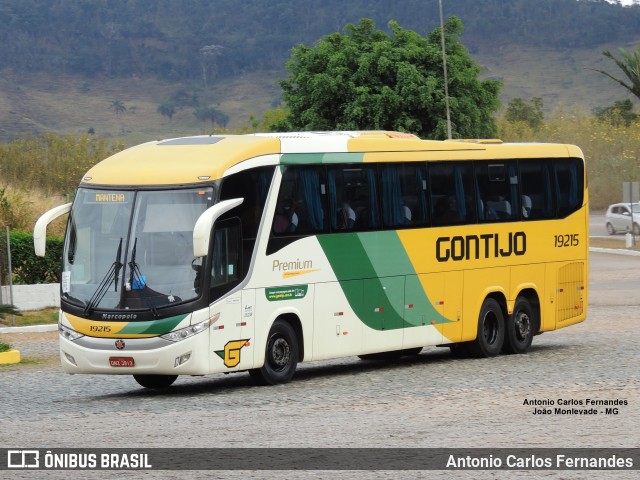 Empresa Gontijo de Transportes 19215 na cidade de João Monlevade, Minas Gerais, Brasil, por Antonio Carlos Fernandes. ID da foto: 10596532.