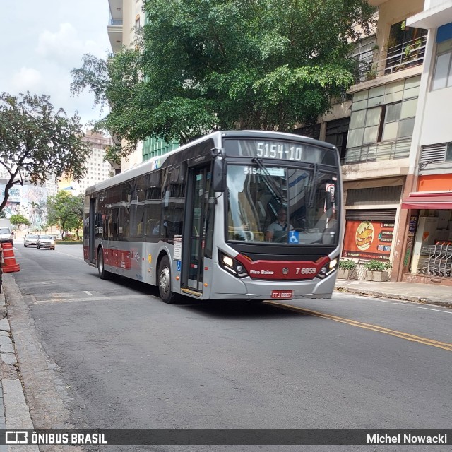 Viação Gatusa Transportes Urbanos 7 6059 na cidade de São Paulo, São Paulo, Brasil, por Michel Nowacki. ID da foto: 10598492.