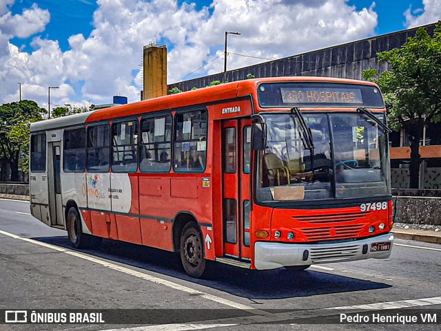 Viação Belo Monte Transportes Coletivos 97498 na cidade de Belo Horizonte, Minas Gerais, Brasil, por Pedro Henrique VM. Número da foto: #10596423.