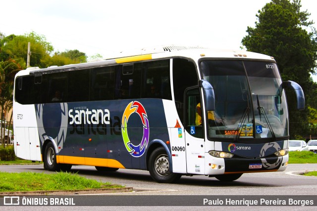 Expresso Santana 8721 na cidade de Barra do Piraí, Rio de Janeiro, Brasil, por Paulo Henrique Pereira Borges. Número da foto: #10596898.