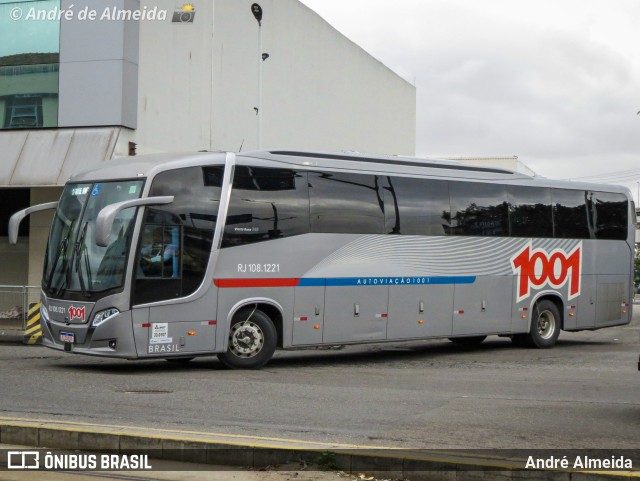 Auto Viação 1001 RJ 108.1221 na cidade de Rio de Janeiro, Rio de Janeiro, Brasil, por André Almeida. ID da foto: 10596131.