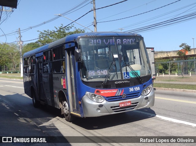 Vipol Transportes Rodoviários - TIPBUS - Transportes Intermunicipal 36.156 na cidade de São Paulo, São Paulo, Brasil, por Rafael Lopes de Oliveira. ID da foto: 10597030.