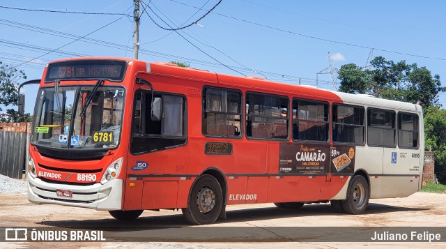 Viação Novo Retiro 88190 na cidade de Contagem, Minas Gerais, Brasil, por Juliano Felipe. Número da foto: #10597145.