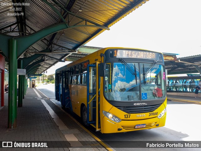 Sharp Transportes 137 na cidade de Araucária, Paraná, Brasil, por Fabrício Portella Matos. Número da foto: #10597544.