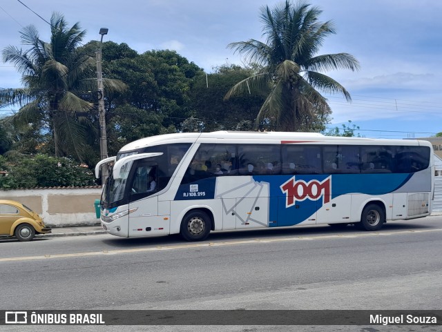 Auto Viação 1001 Rj 108.295 na cidade de Saquarema, Rio de Janeiro, Brasil, por Miguel Souza. ID da foto: 10595846.