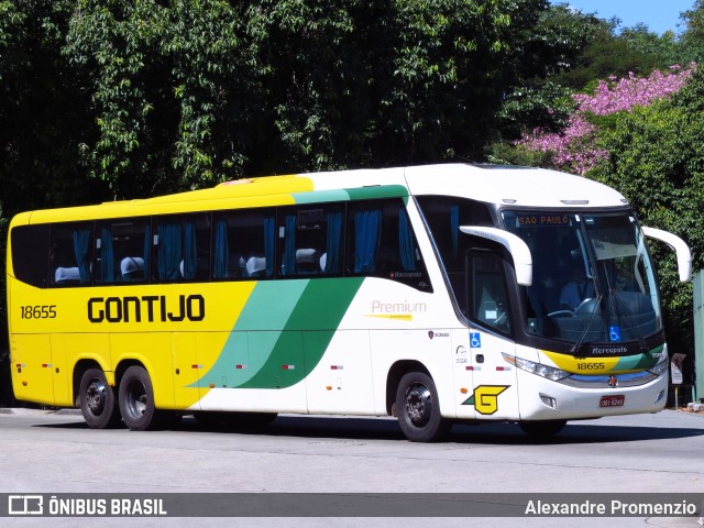 Empresa Gontijo de Transportes 18655 na cidade de São Paulo, São Paulo, Brasil, por Alexandre Promenzio. ID da foto: 10602117.