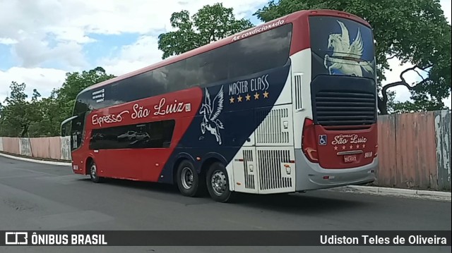 Expresso São Luiz 8010 na cidade de Brasília, Distrito Federal, Brasil, por Udiston Teles de Oliveira. Número da foto: #10600749.