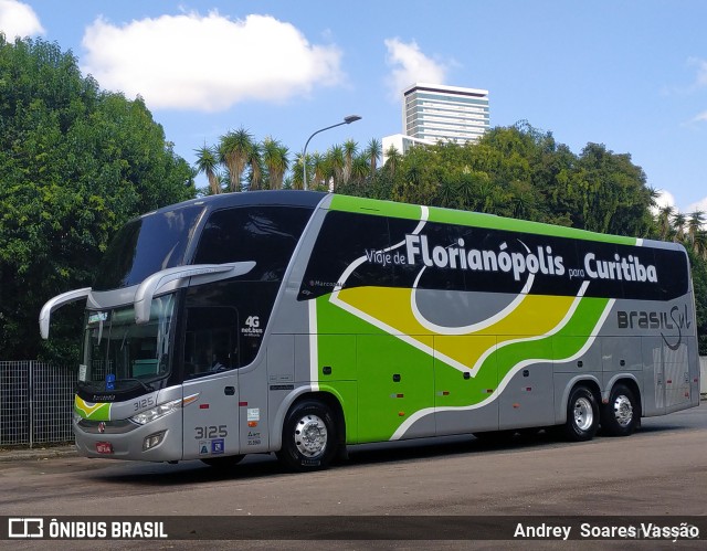 Brasil Sul Linhas Rodoviárias 3125 na cidade de Curitiba, Paraná, Brasil, por Andrey  Soares Vassão. Número da foto: #10599000.