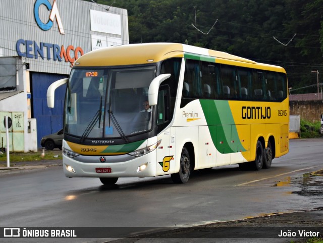 Empresa Gontijo de Transportes 19345 na cidade de Ilhéus, Bahia, Brasil, por João Victor. ID da foto: 10601417.