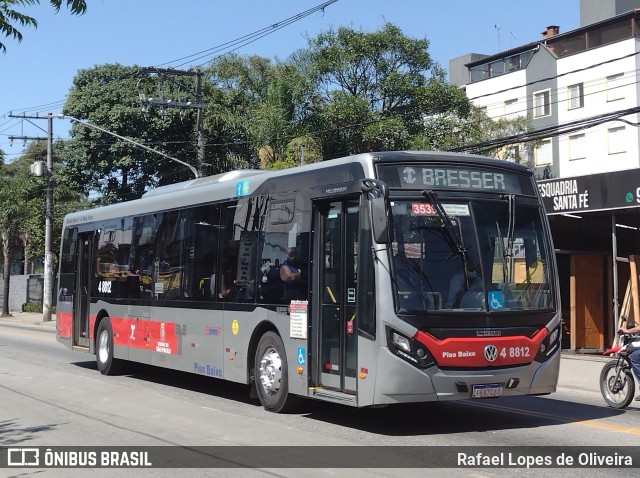 Express Transportes Urbanos Ltda 4 8812 na cidade de São Paulo, São Paulo, Brasil, por Rafael Lopes de Oliveira. ID da foto: 10599232.