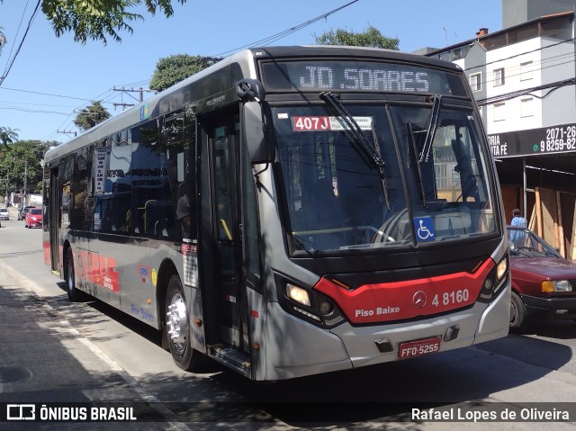 Express Transportes Urbanos Ltda 4 8160 na cidade de São Paulo, São Paulo, Brasil, por Rafael Lopes de Oliveira. Número da foto: #10599209.