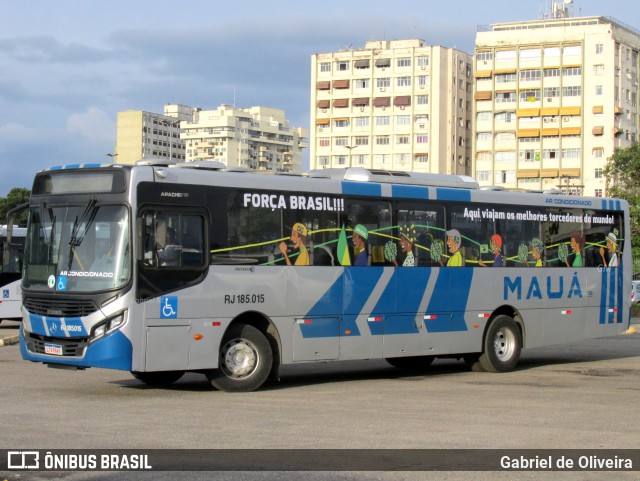 Viação Mauá RJ 185.015 na cidade de Niterói, Rio de Janeiro, Brasil, por Gabriel de Oliveira. Número da foto: #10601238.