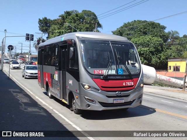 Pêssego Transportes 4 7678 na cidade de São Paulo, São Paulo, Brasil, por Rafael Lopes de Oliveira. ID da foto: 10601166.