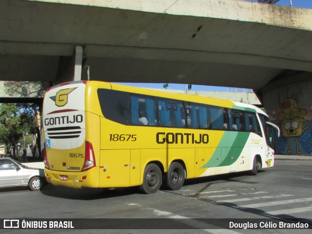 Empresa Gontijo de Transportes 18675 na cidade de Belo Horizonte, Minas Gerais, Brasil, por Douglas Célio Brandao. ID da foto: 10599960.