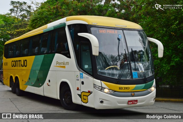 Empresa Gontijo de Transportes 18310 na cidade de São Paulo, São Paulo, Brasil, por Rodrigo Coimbra. ID da foto: 10600994.