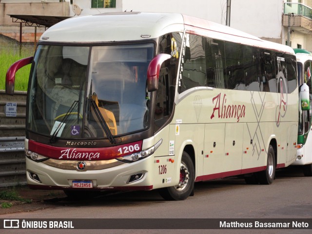 Expresso Aliança 1206 na cidade de Juiz de Fora, Minas Gerais, Brasil, por Mattheus Bassamar Neto. ID da foto: 10601761.