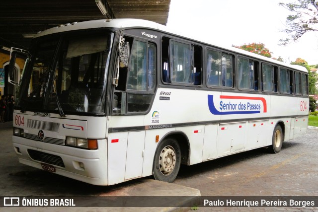 Viação Senhor dos Passos 604 na cidade de Valença, Rio de Janeiro, Brasil, por Paulo Henrique Pereira Borges. ID da foto: 10599389.