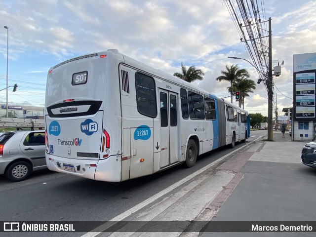 Viação Praia Sol 12267 na cidade de Serra, Espírito Santo, Brasil, por Marcos Demetrio. Número da foto: #10599215.