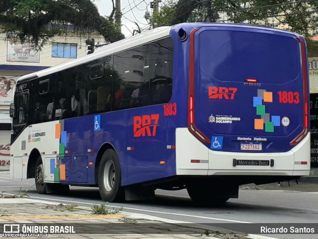 BR7 Mobilidade 1803 na cidade de São Bernardo do Campo, São Paulo, Brasil, por Ricardo Santos. Número da foto: #10601526.