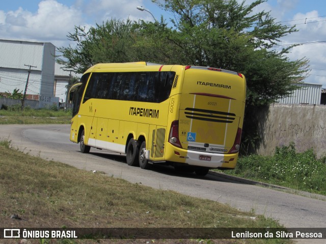 Viação Itapemirim 60021 na cidade de Recife, Pernambuco, Brasil, por Lenilson da Silva Pessoa. ID da foto: 10599839.