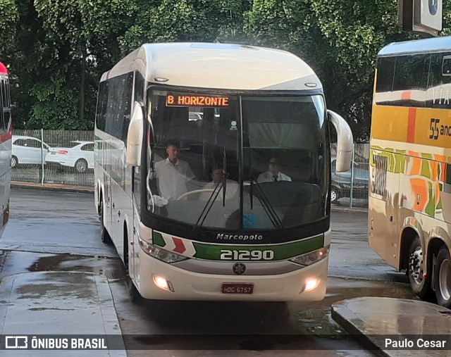 Empresa Gontijo de Transportes 21290 na cidade de Araçatuba, São Paulo, Brasil, por Paulo Cesar. ID da foto: 10599323.