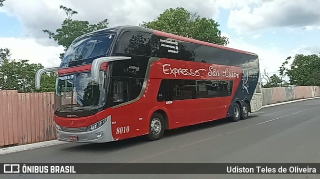 Expresso São Luiz 8010 na cidade de Brasília, Distrito Federal, Brasil, por Udiston Teles de Oliveira. Número da foto: #10600744.