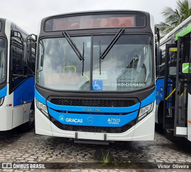 Viação Nossa Senhora das Graças A71503 na cidade de Rio de Janeiro, Rio de Janeiro, Brasil, por Victor  Oliveira. Número da foto: #10602897.