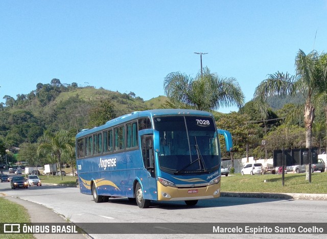 Expresso Angrense 7028 na cidade de Angra dos Reis, Rio de Janeiro, Brasil, por Marcelo Espirito Santo Coelho. ID da foto: 10602858.