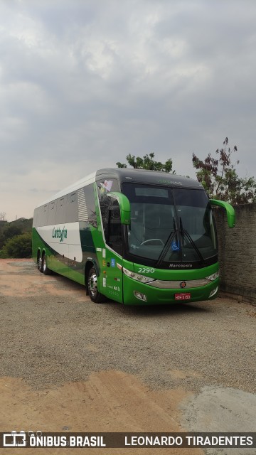 Lattyfa Turismo 2290 na cidade de Carmo do Cajuru, Minas Gerais, Brasil, por LEONARDO TIRADENTES. ID da foto: 10603224.