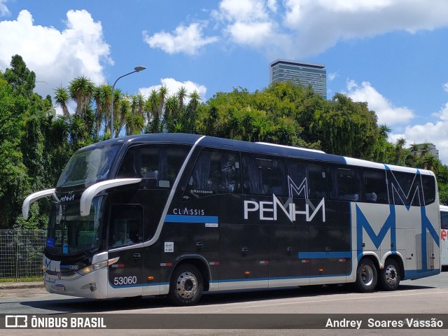 Empresa de Ônibus Nossa Senhora da Penha 53060 na cidade de Curitiba, Paraná, Brasil, por Andrey  Soares Vassão. ID da foto: 10603222.