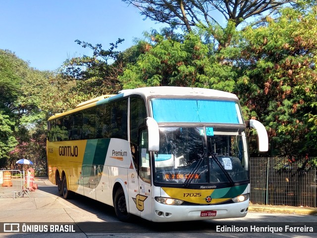 Empresa Gontijo de Transportes 17025 na cidade de São Paulo, São Paulo, Brasil, por Edinilson Henrique Ferreira. Número da foto: #10604668.