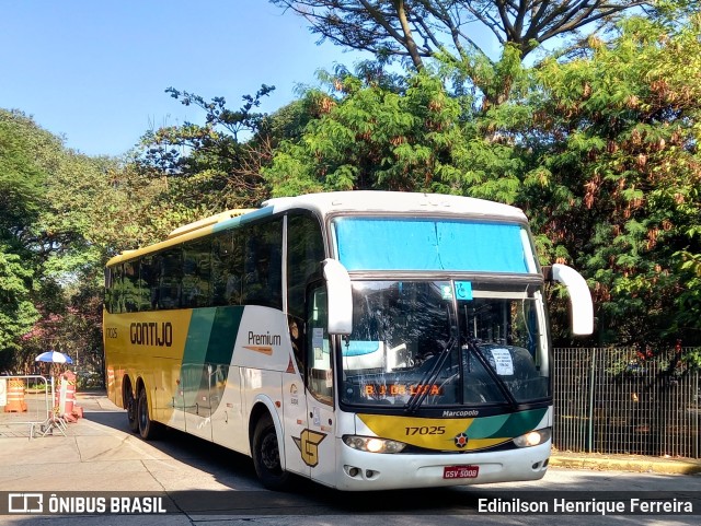 Empresa Gontijo de Transportes 17025 na cidade de São Paulo, São Paulo, Brasil, por Edinilson Henrique Ferreira. ID da foto: 10604668.