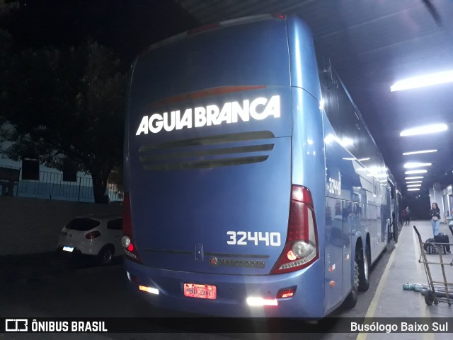 Viação Águia Branca 32440 na cidade de São Mateus, Espírito Santo, Brasil, por Busólogo Baixo Sul. Número da foto: #10603320.