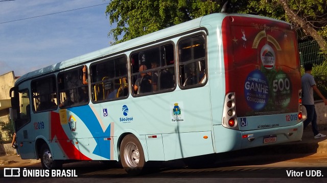 Auto Viação São José 12019 na cidade de Fortaleza, Ceará, Brasil, por Vitor UDB.. Número da foto: #10602575.