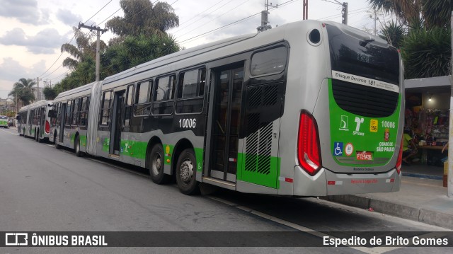 Viação Santa Brígida 1 1006 na cidade de São Paulo, São Paulo, Brasil, por Espedito de Brito Gomes. Número da foto: #10602499.