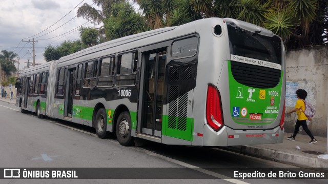 Viação Santa Brígida 1 0006 na cidade de São Paulo, São Paulo, Brasil, por Espedito de Brito Gomes. Número da foto: #10602511.