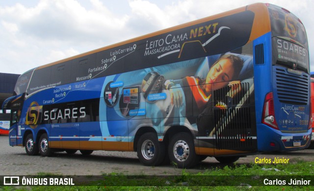Soares Turismo e Fretamento 3520 na cidade de Caruaru, Pernambuco, Brasil, por Carlos Júnior. Número da foto: #10605589.