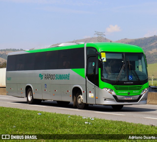 Rápido Sumaré 34001 na cidade de Roseira, São Paulo, Brasil, por Adriano Duarte. Número da foto: #10605676.