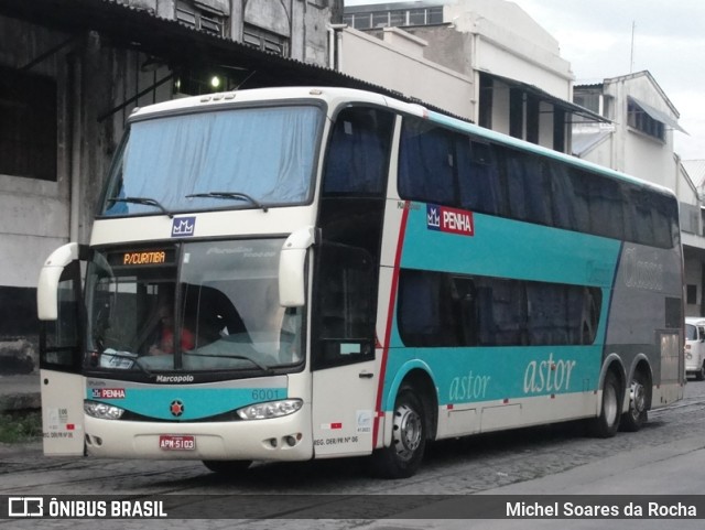 Empresa de Ônibus Nossa Senhora da Penha 6001 na cidade de Rio de Janeiro, Rio de Janeiro, Brasil, por Michel Soares da Rocha. Número da foto: #10605616.