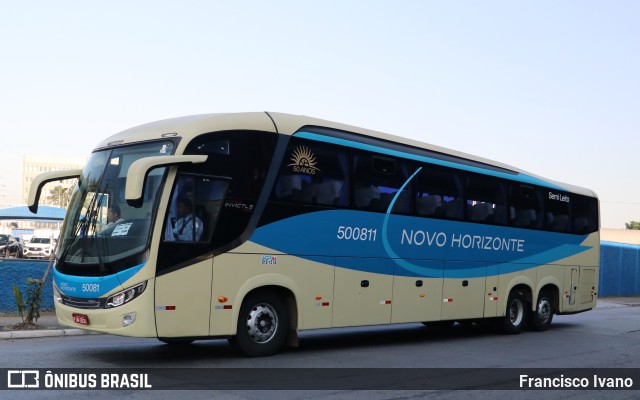 Viação Novo Horizonte 500811 na cidade de São Paulo, São Paulo, Brasil, por Francisco Ivano. Número da foto: #10607269.