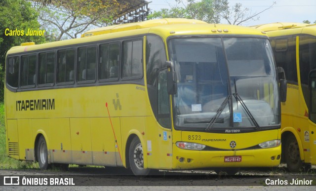 Viação Itapemirim 8523 na cidade de Recife, Pernambuco, Brasil, por Carlos Júnior. ID da foto: 10605675.