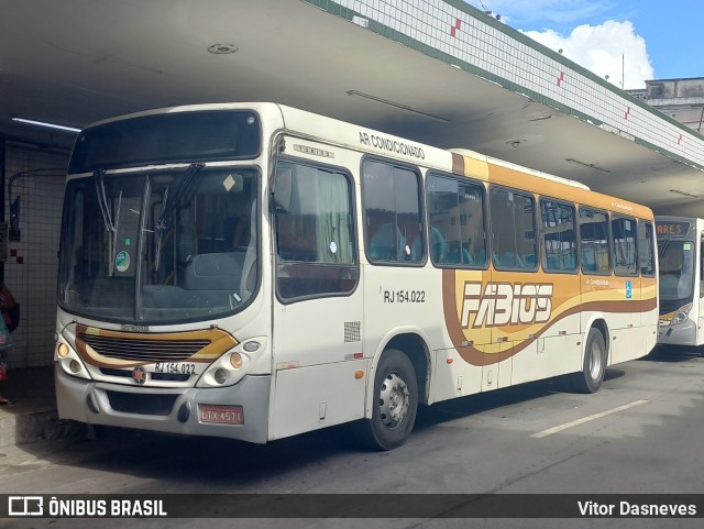 Transportes Fabio's RJ 154.022 na cidade de Duque de Caxias, Rio de Janeiro, Brasil, por Vitor Dasneves. ID da foto: 10606349.