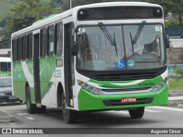 Viação São José RJ 200.098 na cidade de Nova Iguaçu, Rio de Janeiro, Brasil, por Augusto César. ID da foto: 10607376.